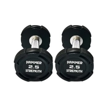 Hammer Strength PU Round Dumbbell Set for Body Workout