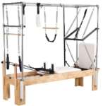 Home Use 3-in-1 Adjustable Yoga Pilates Cadillac Bed Solid Wood