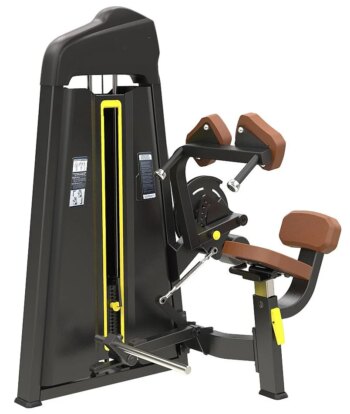 Steel Abdominal Isolator 70kg Weight Stack Gym Machine