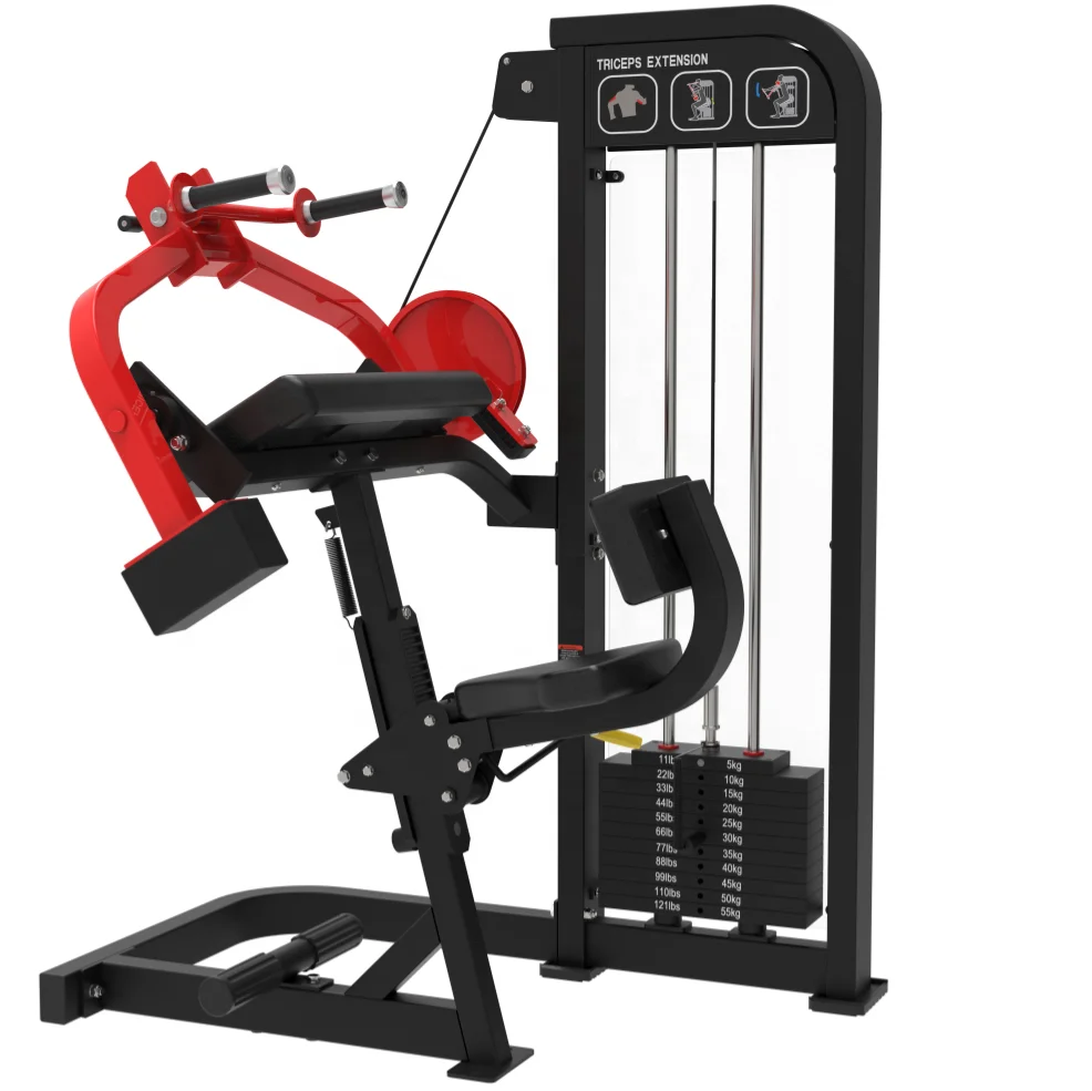 Adjustable Leg Extension Chest Curl Gym Equipment 138kg Weight Stack