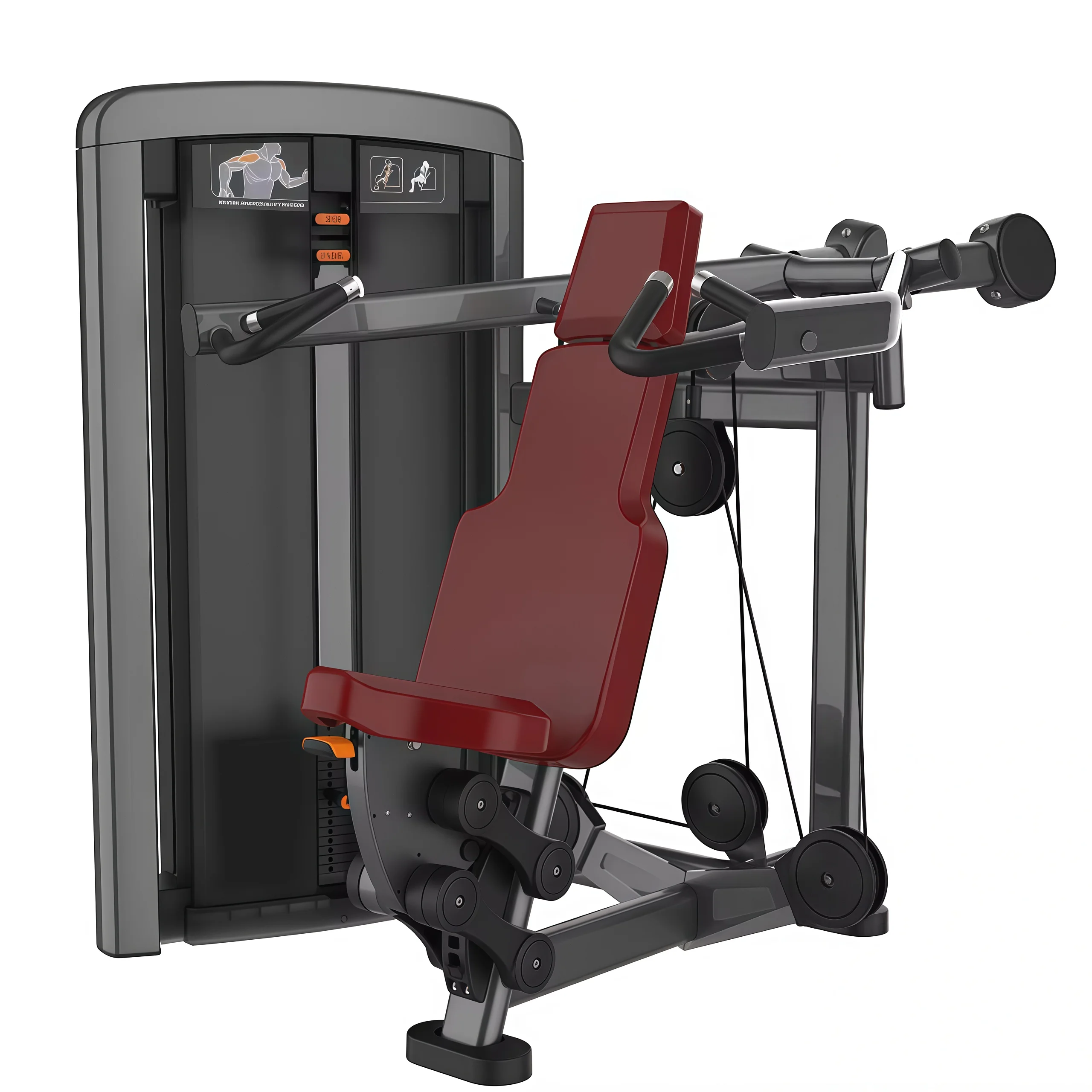 Seated Shoulder Press Adjustable Steel Deltoid Trainer