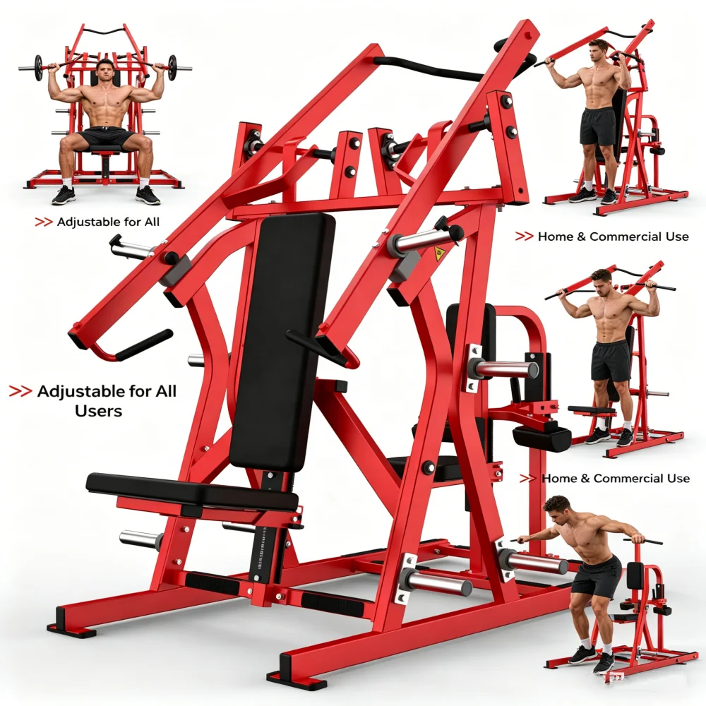 Commercial Plate Loaded Chest Press Gym Machine