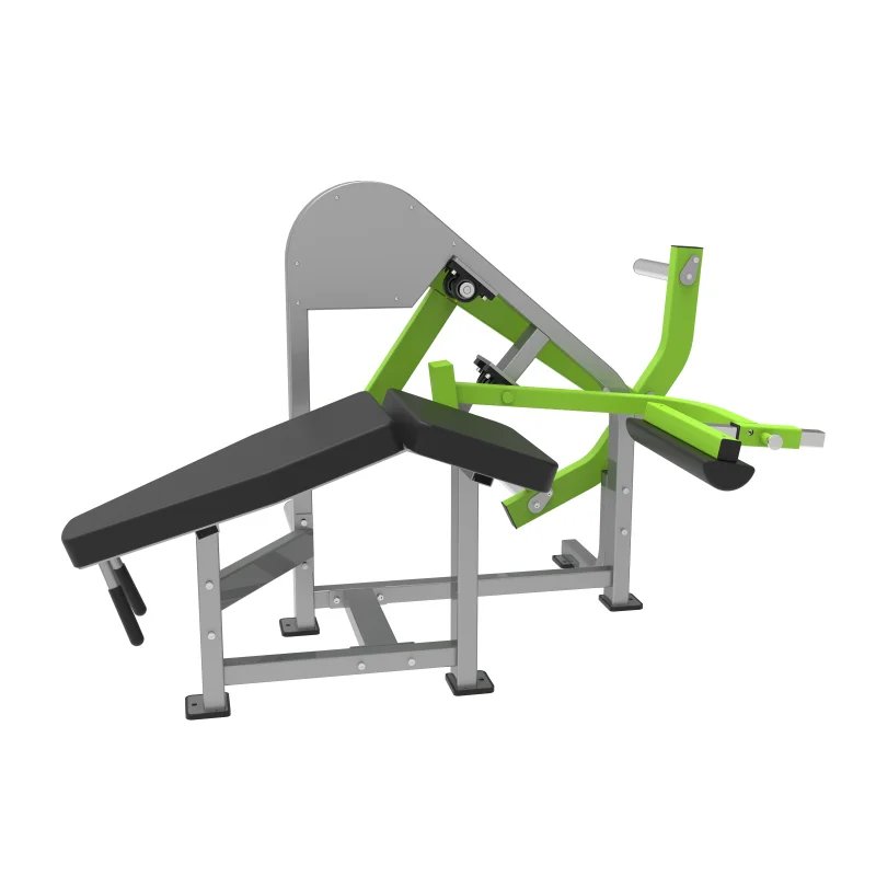 Plated Load Prone Leg Curl Machine with 180kg Capacity for Commercial Gym Workouts