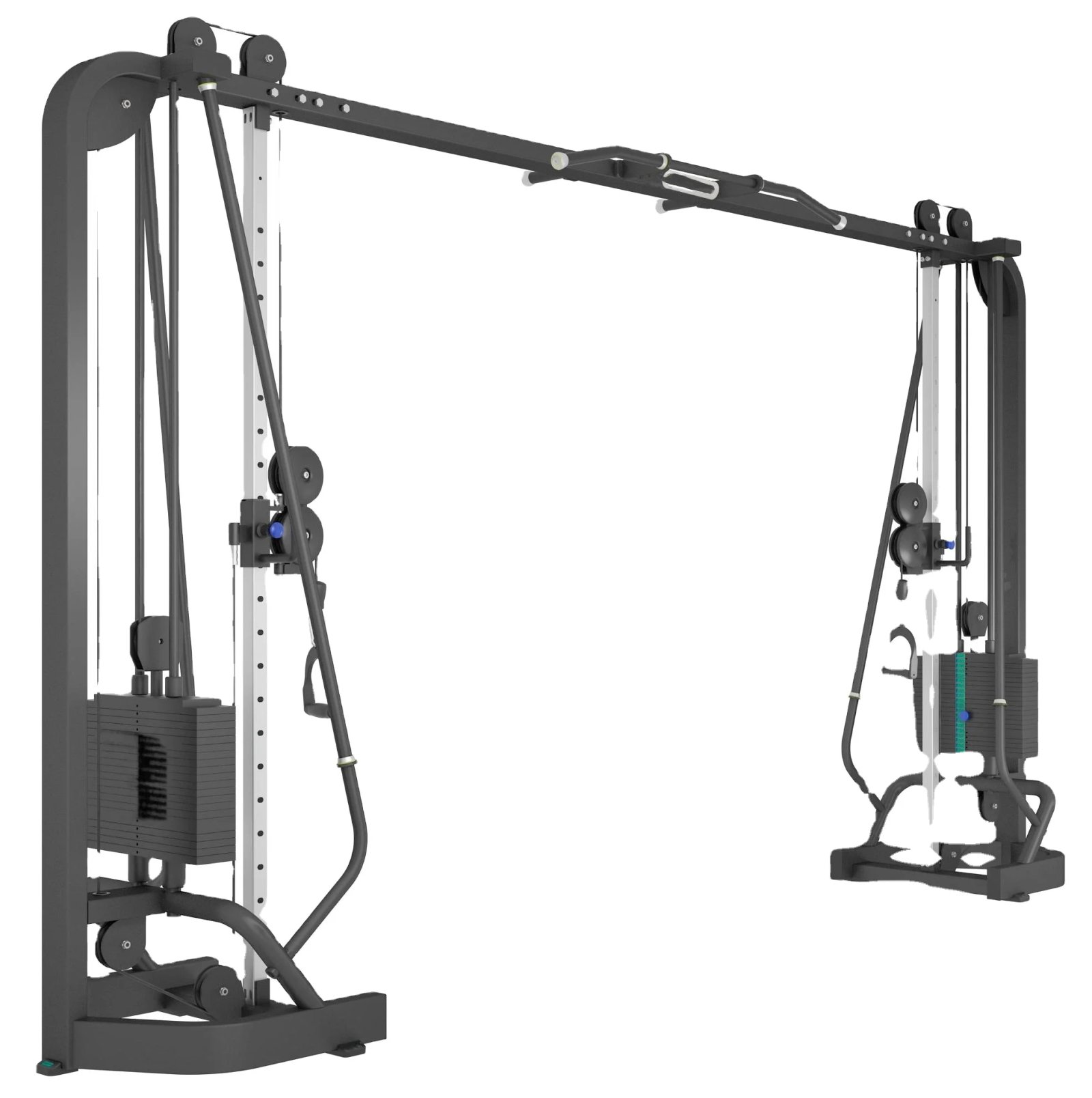 Commercial Gym Cable Crossover Functional Trainer with Q235 Steel Frame for Full-Body Workouts