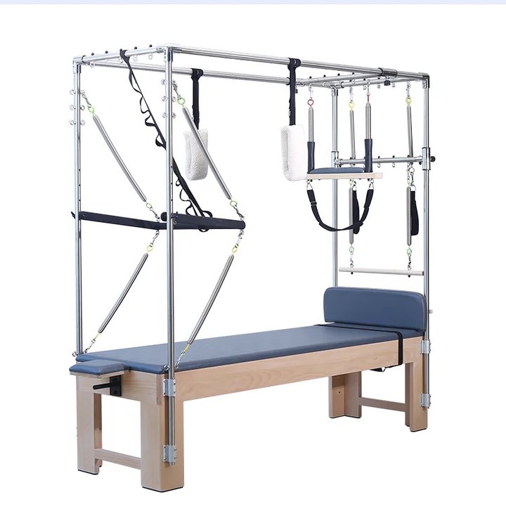 Pilates Reformer Cadillac Bed with German-Imported Springs for Full-Body Strength Training