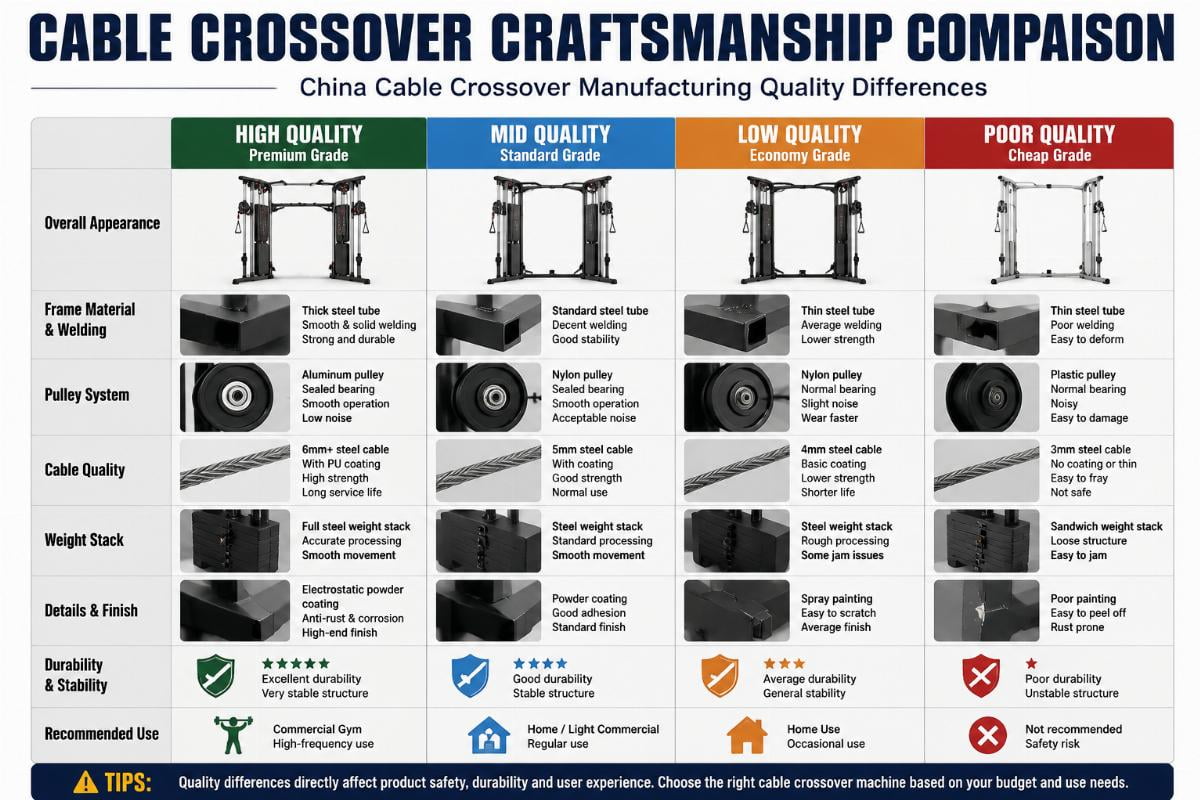 How Do China Cable Crossover Manufacturers Really Differ in Craftsmanship Quality?