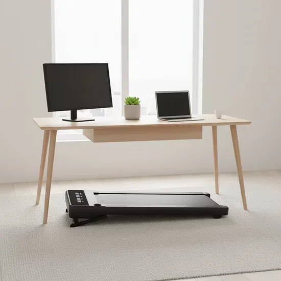 Auto-Incline Walking Pad Treadmill for Commercial Gym Use