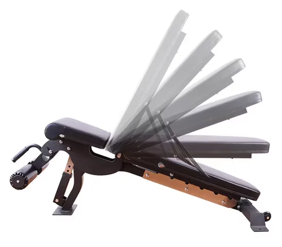 Commercial Adjustable Flat Incline Decline Bench for Gym Training