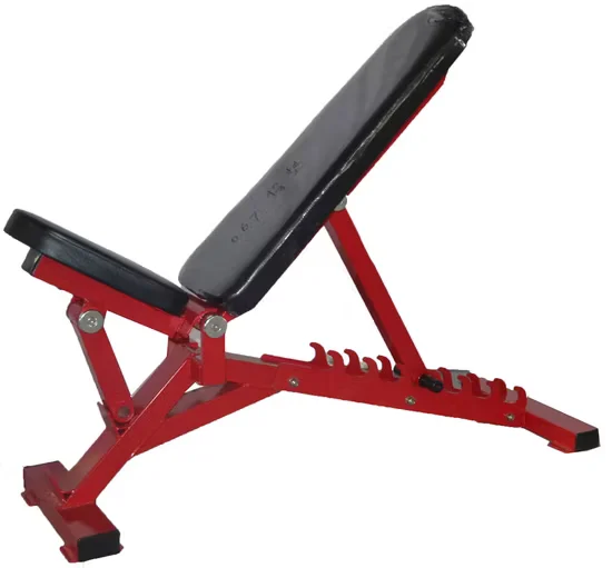 Commercial Adjustable Gym Bench Incline Flat Decline Steel Indoor Equipment
