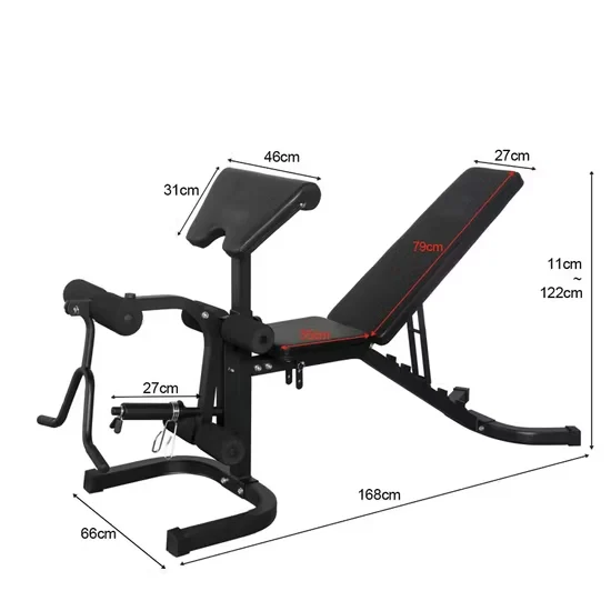 Commercial Adjustable Preacher Curl Bench for Home Fitness