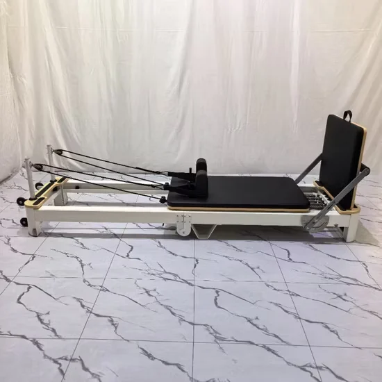 Commercial Foldable Aluminium Pilates Reformer for Studio