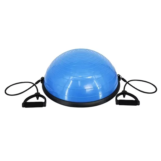 Commercial Half Balance Ball Trainer Set with Resistance Bands and Pump