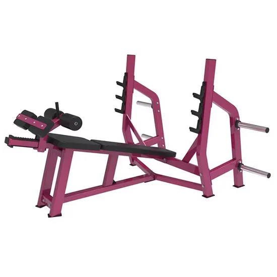 Commercial Plate Loaded Decline Bench Press for Gym Fitness Equipment