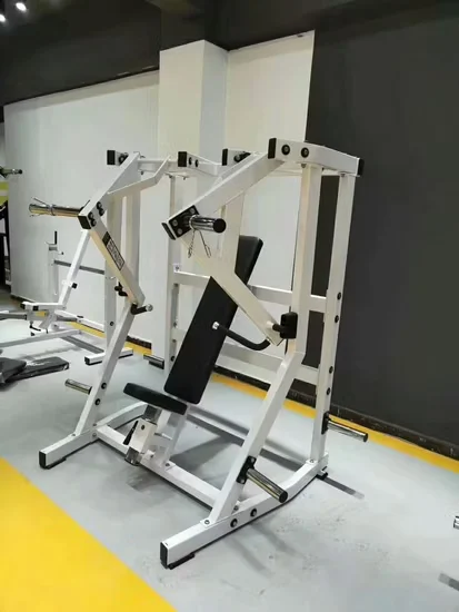 Commercial Plate Loaded ISO Lateral Low Row Machine for Gym Training