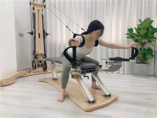 Commercial Wood Maple Pilates Pulley Tower Combination Unit