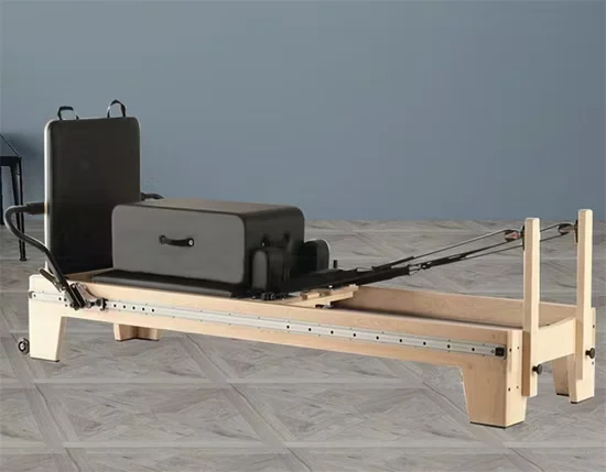 Commercial Wood Pilates Reformer with Full Tracking for Studio