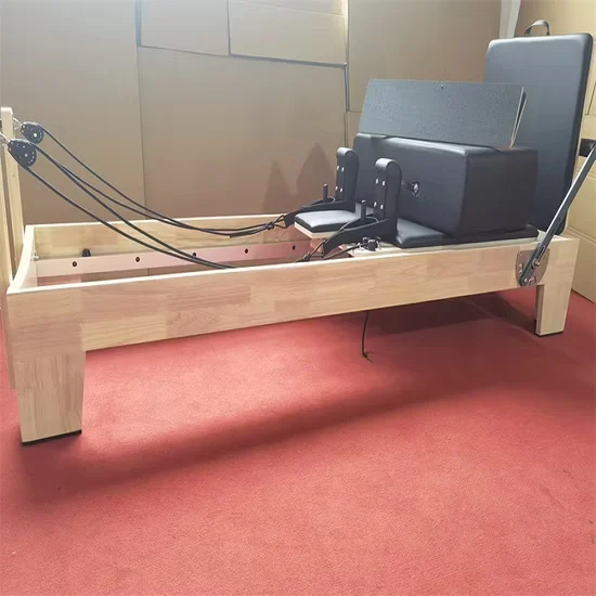 Commercial Wooden Reformer Pilates Machine for Yoga Training
