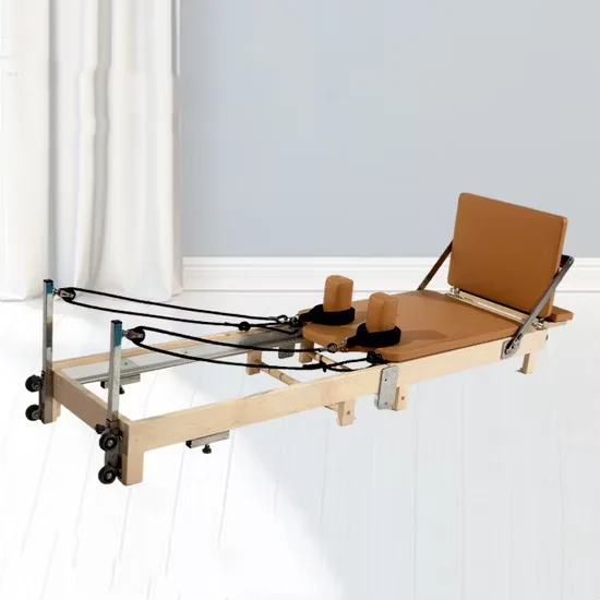 Customized Logo Wooden Pilates Reformer Fitness Equipment for Studio