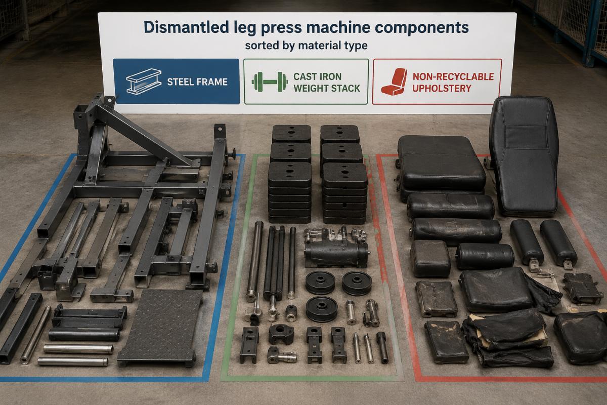 Leg Press Machine End-of-Life Recycling Disposal Supplier