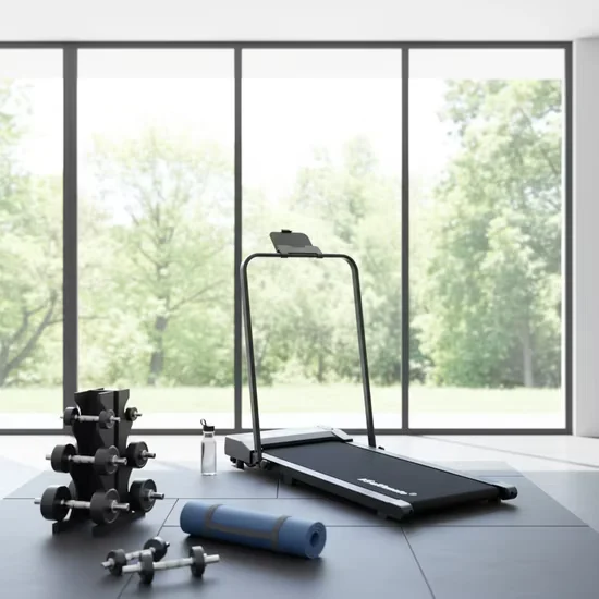Foldable Motorized Walking Treadmill with Remote Control
