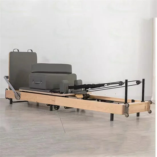 Foldable Pilates Reformer Machine with Jump Board for Studio