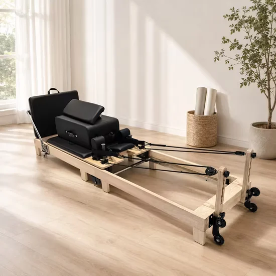 Folding Pilates Reformer Machine for Home Use Portable Studio