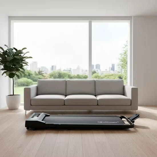 Folding Walking Treadmill with Handle for Home Use