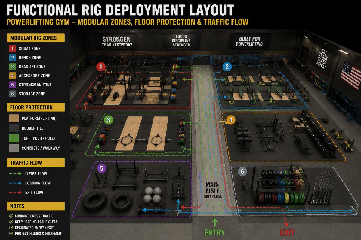 How Powerlifting Gyms Buyers Deploy Functional Rig for Sale