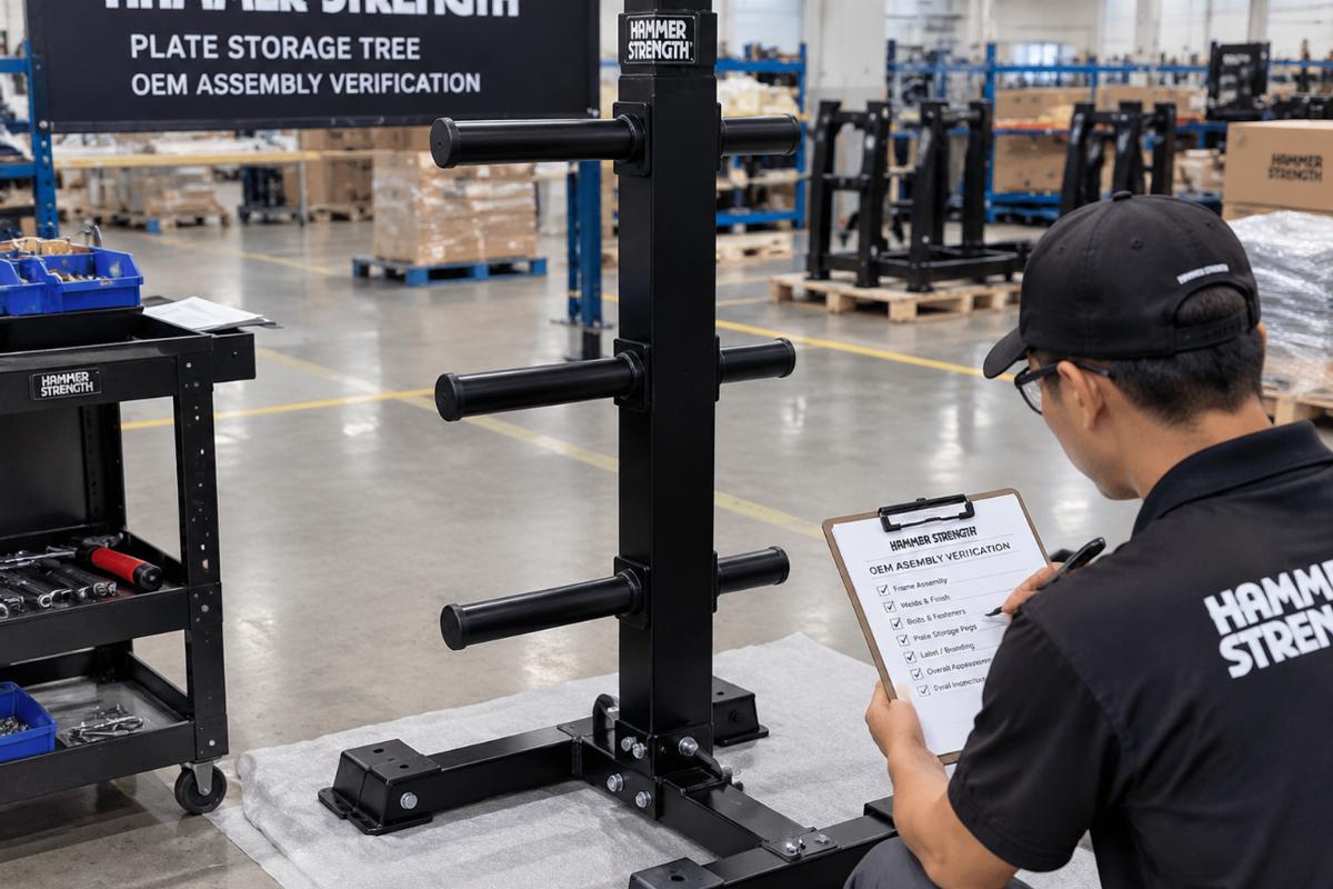 Hammer Strength China OEM Plate Storage Tree for 5-Star Hotel Groups