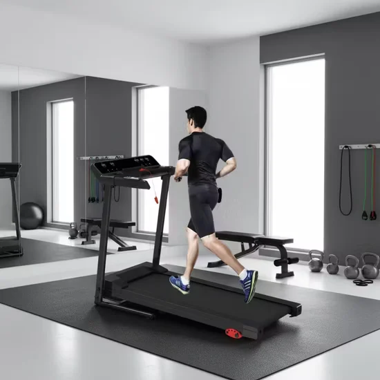 Home Use Motorized Treadmill with Manual Incline & Transport Wheels