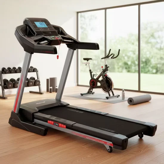 Household Fashion Treadmill with Comfort Armrest and Hydraulic Cylinder