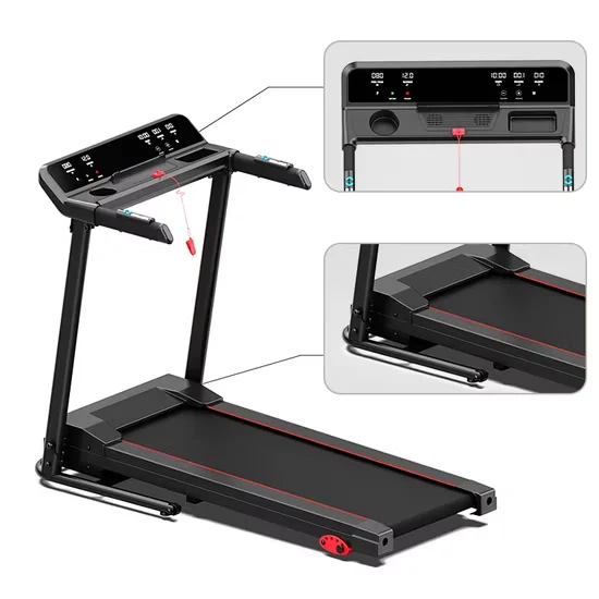 HSM Fashion Household Treadmill with Manual Incline Function
