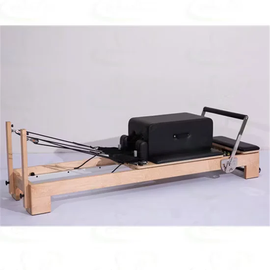 Maple Wood Reformer Pilates Machine for Home Use Yoga Training
