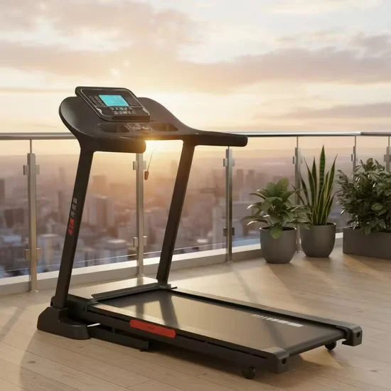 MT296 ABS Material Motorized Running Treadmill for Warm-up