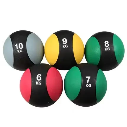 Non-Slip Rubber Medicine Ball for Full Body Fitness