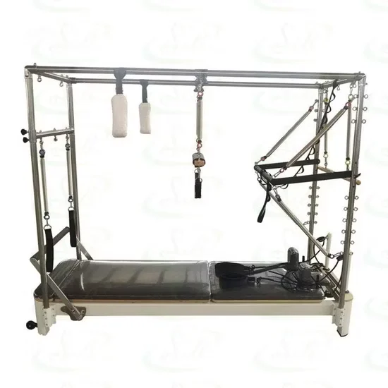 Pilates Reformer with Strap Aluminum Machine for Studio