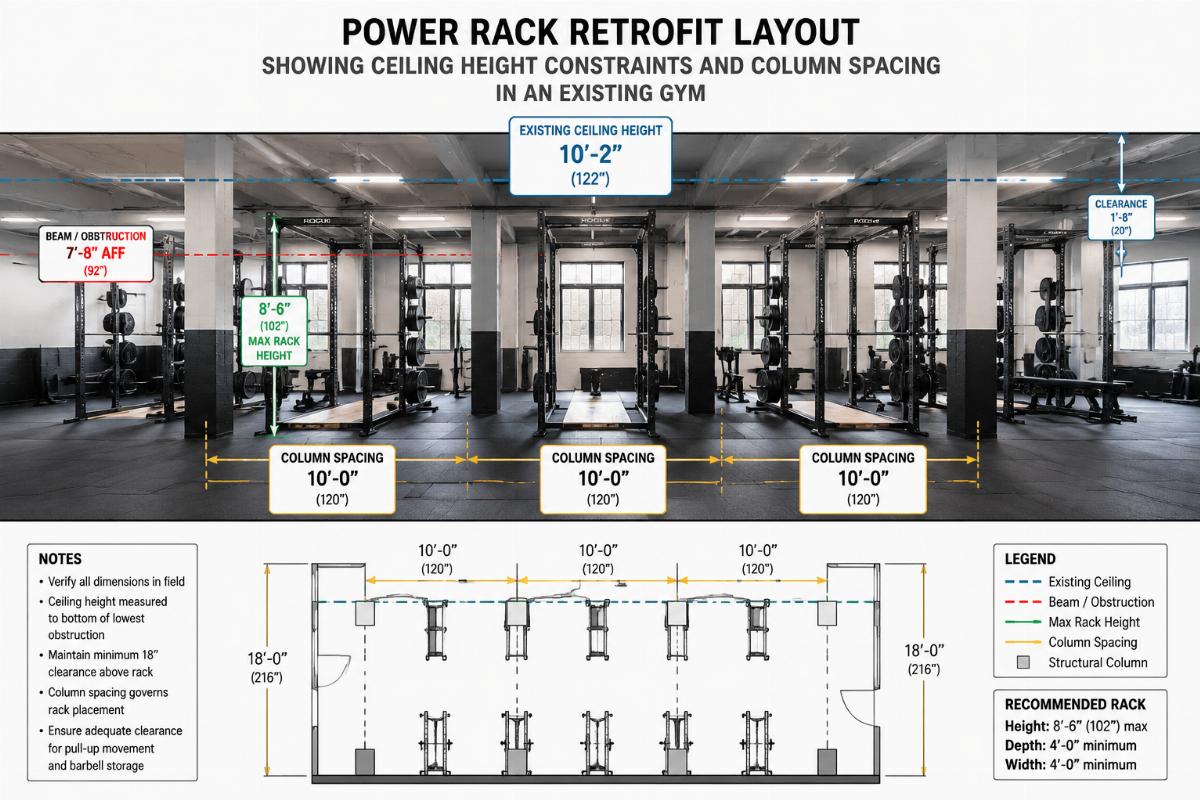 Powerlifting Gyms Retrofit Power Rack Wholesale Supplier
