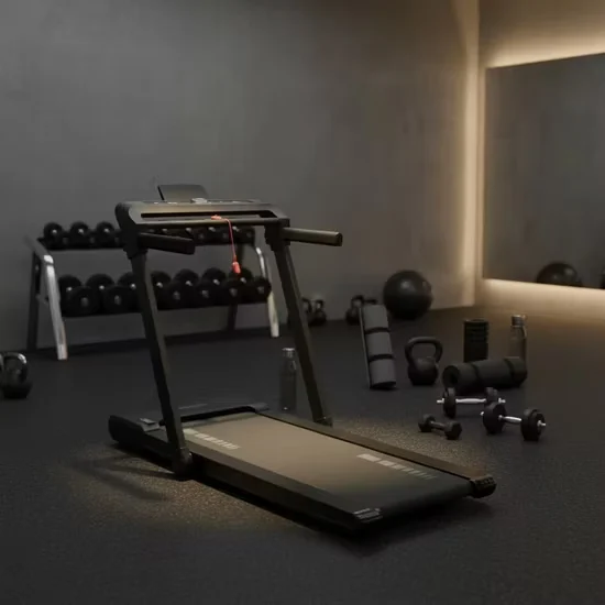 Protective W08 Electric Folding Home Treadmill for Endurance Training