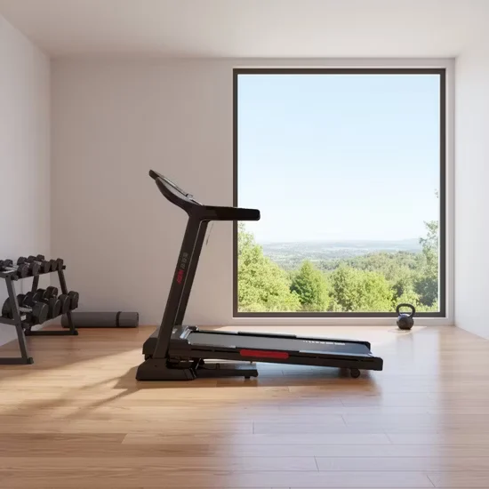 Safe MT296 ABS Material Electric Treadmill for Health