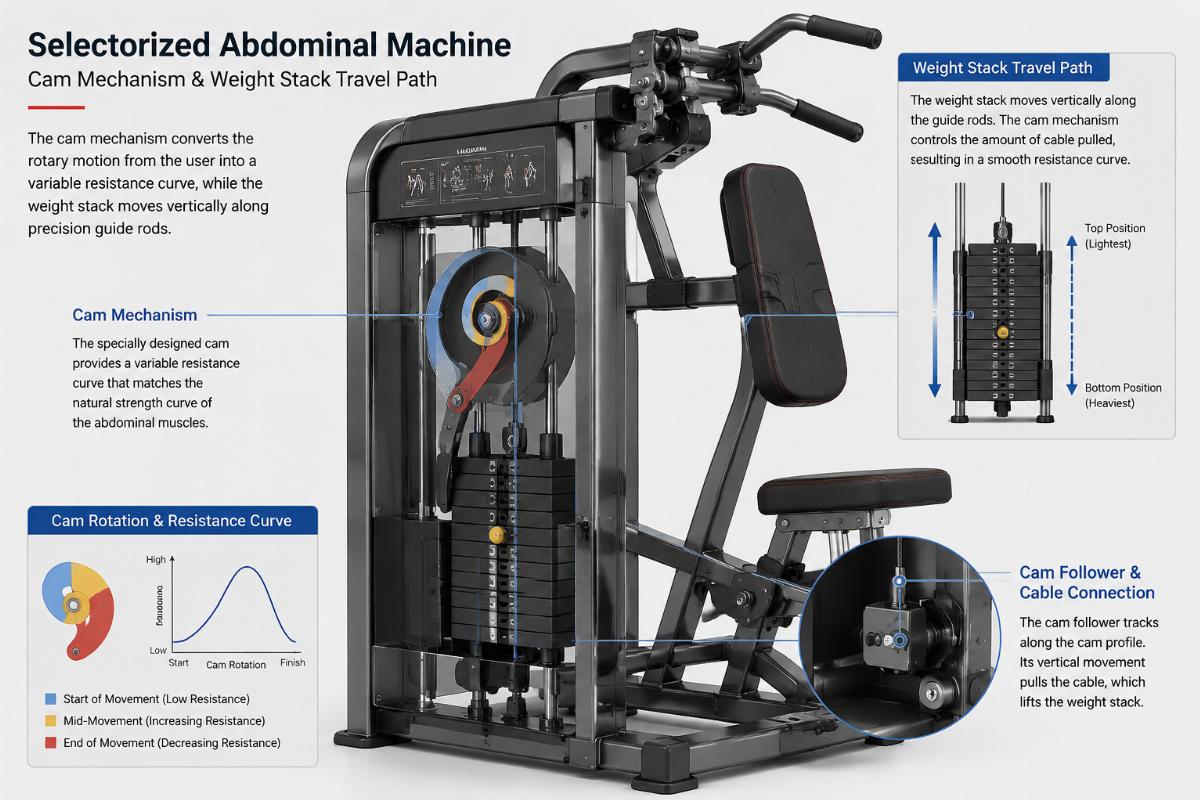 Abdominal Machine for Gym Setup | Wholesale Supplier OEM Factory Direct