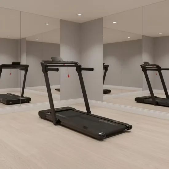 W08 Folding Home Electric Treadmill for Muscle Building
