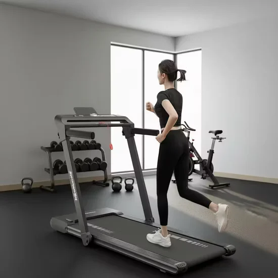 W08 Folding Home Motorized Treadmill for Physical Fitness